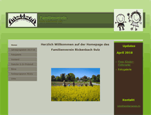 Tablet Screenshot of familienverein.ch